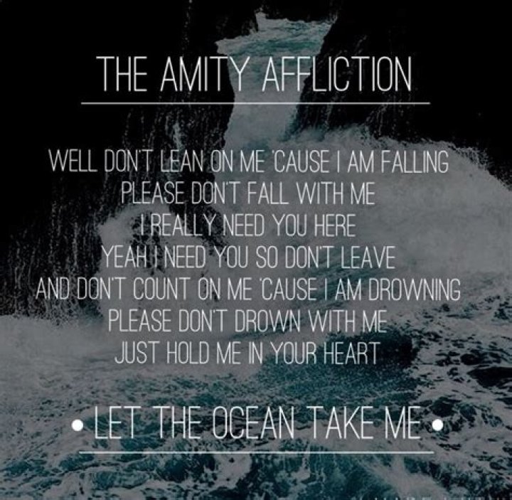 The Amity Affliction - Don't Lean on Me Lyrics Meaning