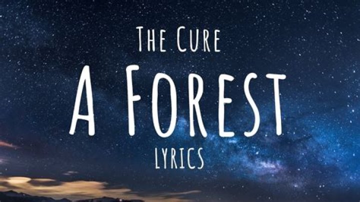 The Cure - A Forest Lyrics Meaning