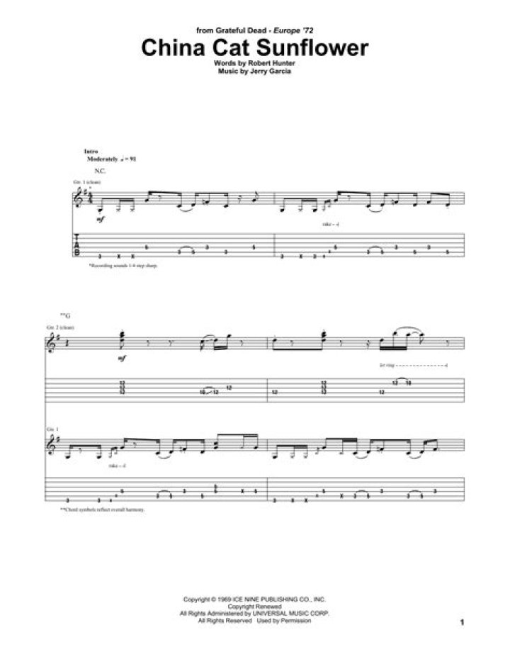 The Grateful Dead - China Cat Sunflower Lyrics Meaning
