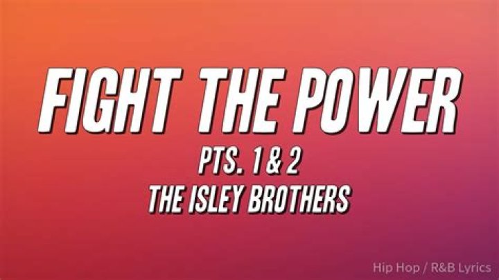 The Isley Brothers Fight The Power, Pts. 1-2 Lyrics Spanish Translation