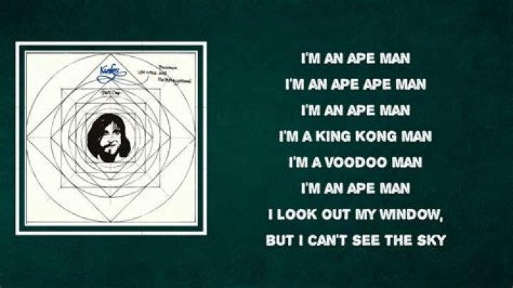 The Kinks - Apeman Lyrics Meaning