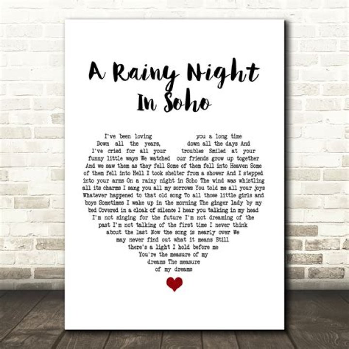 The Pogues - A Rainy Night in SoHo Lyrics Meaning