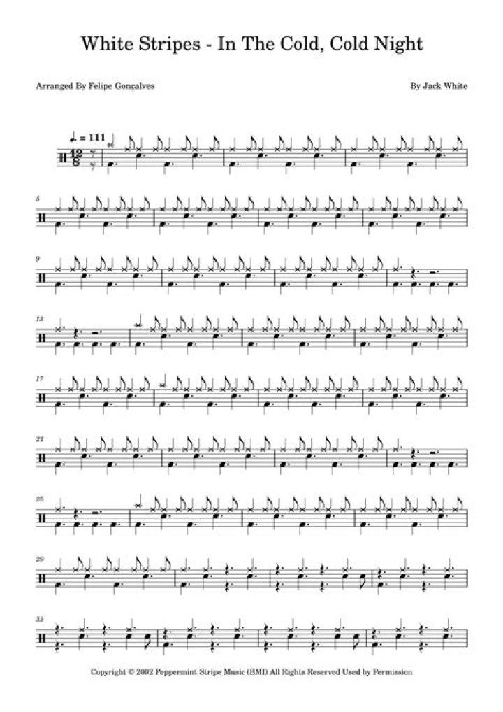 The White Stripes - In The Cold, Cold Night Lyrics Meaning
