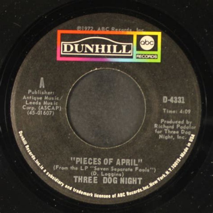 Three Dog Night - Pieces of April Lyrics Meaning