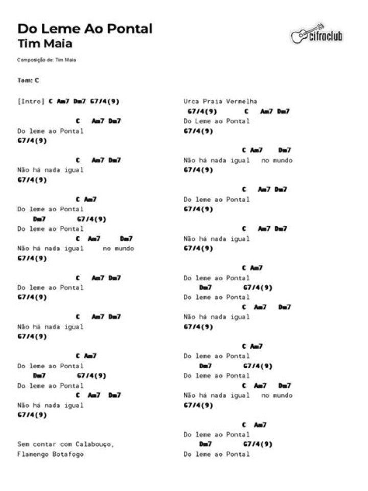 Tim Maia Do Leme ao Pontal Lyrics English Translation