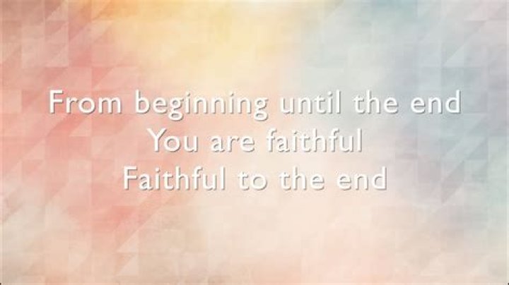 To the End Lyrics Meaning
