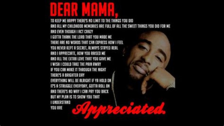 Tupac Shakur - Dear Mama Lyrics Meaning
