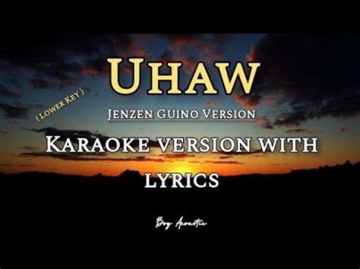 Uhaw karaoke number lyrics