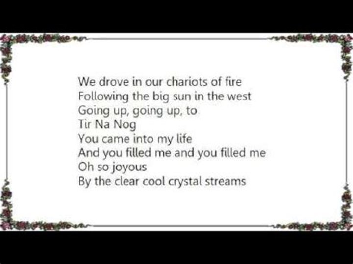 Van Morrison Tir Na Nog Lyrics English Translation