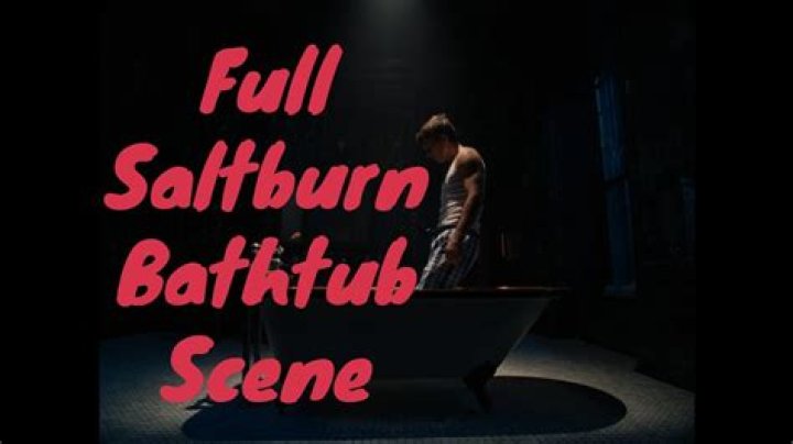 Watch Full: “Saltburn Bathtub Scene Video Clip” from the dark comedy film “Saltburn.”
