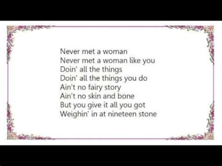Whole Lotta Rosie Lyrics Meaning