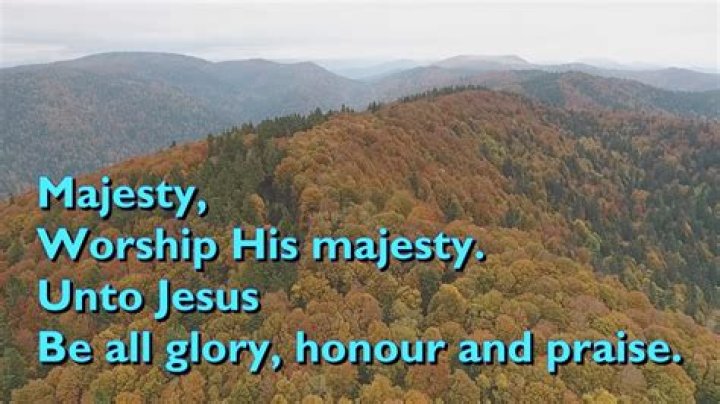 Worship his majesty lyrics