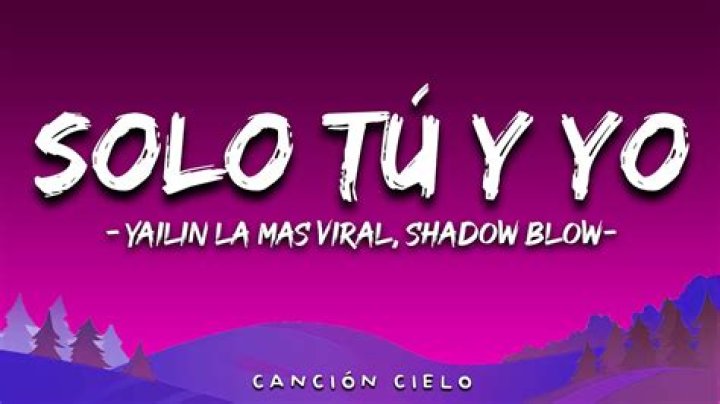 Yailin la Mas Viral Solo Tu Y Yo Lyrics English Translation
