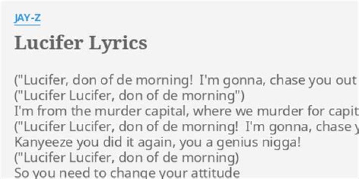 Z - Lucifer Lyrics Meaning